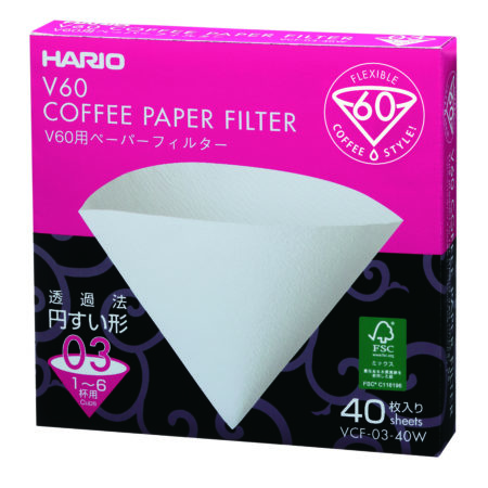 Hario Kaffefilter 03 – 40 stk
